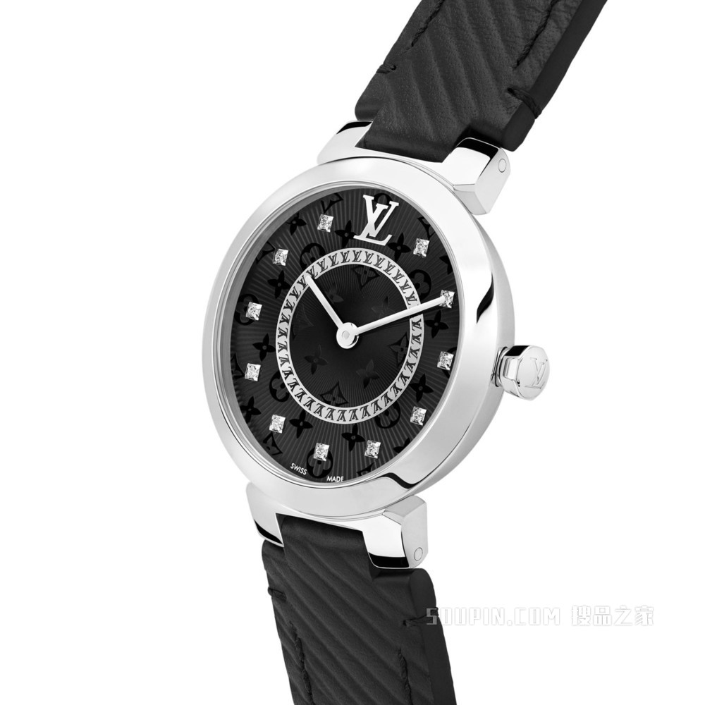TAMBOUR SLIM MONOGRAM 腕表，28 毫米