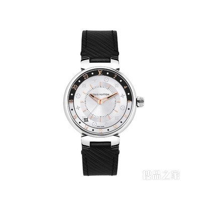 TAMBOUR MOON DUAL TIME BLACK & WHITE 腕表，35 毫米