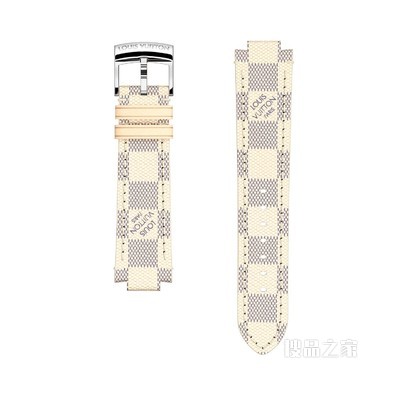 STRAP TAMBOUR CANVAS DAMIER AZUR 表带，S/S码