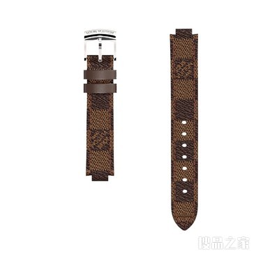 STRAP TAMBOUR CANVAS DAMIER EBENE 表带，S/S码
