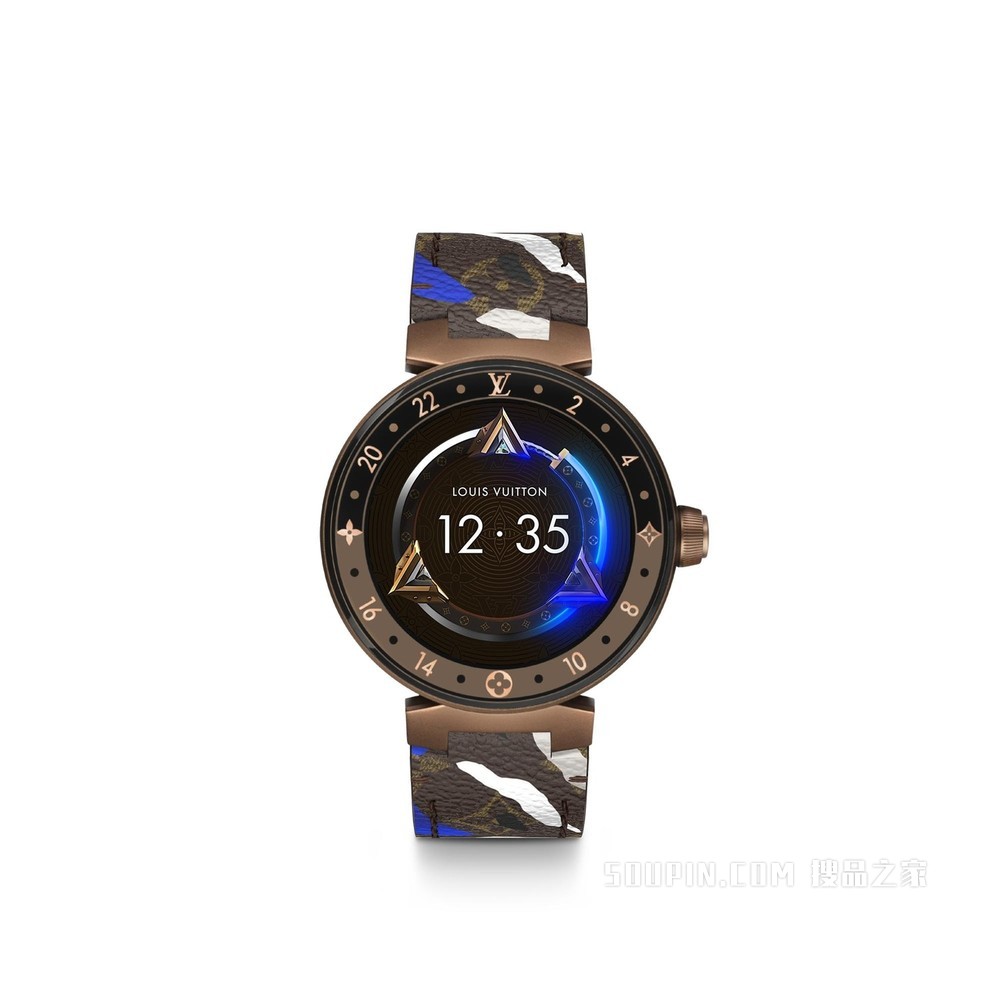 LVxLOL TAMBOUR CAMOUFLAGE MONOGRAM 表带