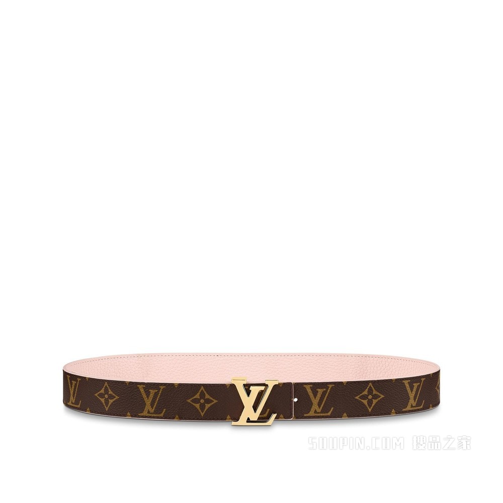 LV INITIALES 30 毫米双面腰带