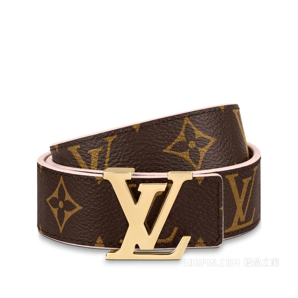 LV INITIALES 30 毫米双面腰带