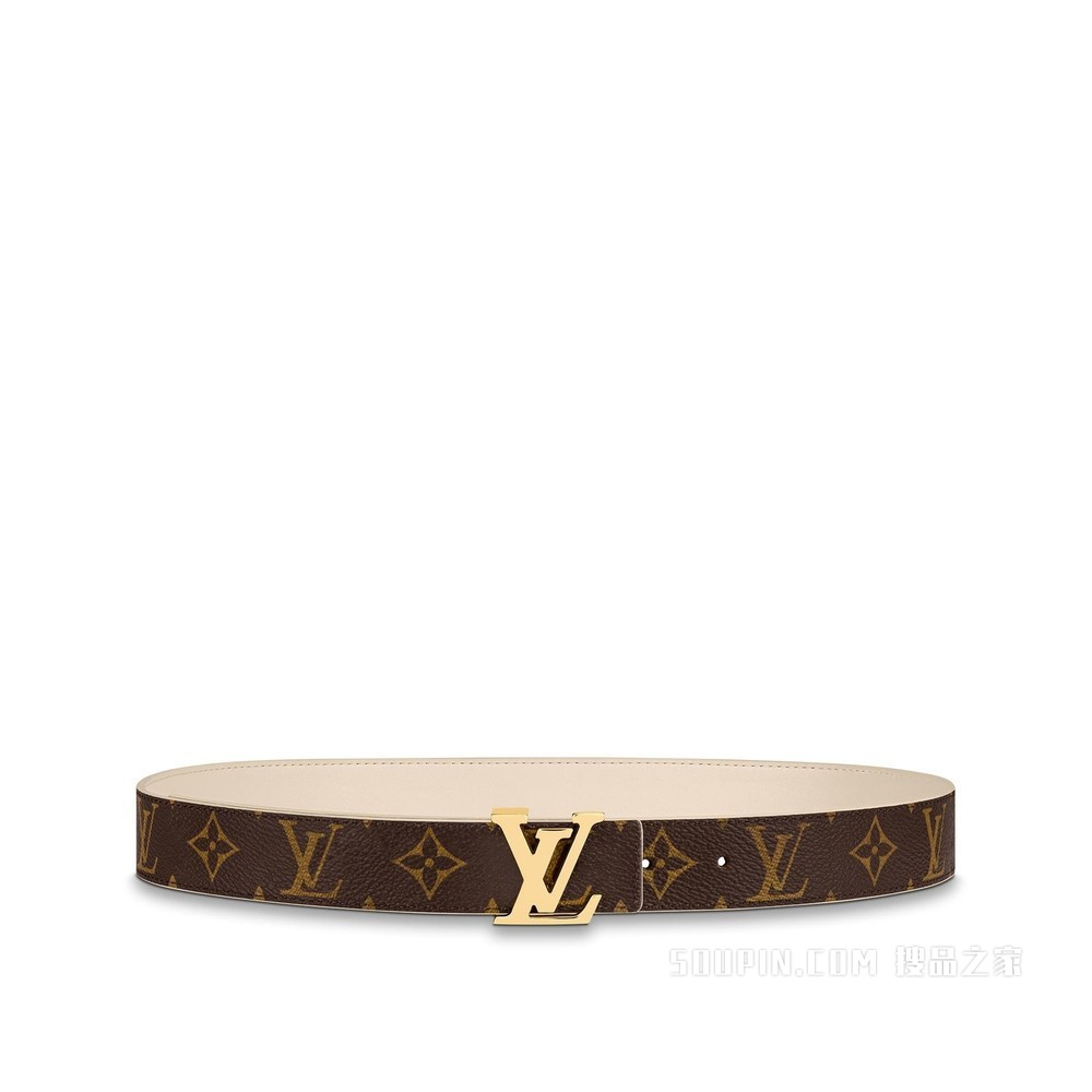LV INITIALES 30 毫米双面腰带