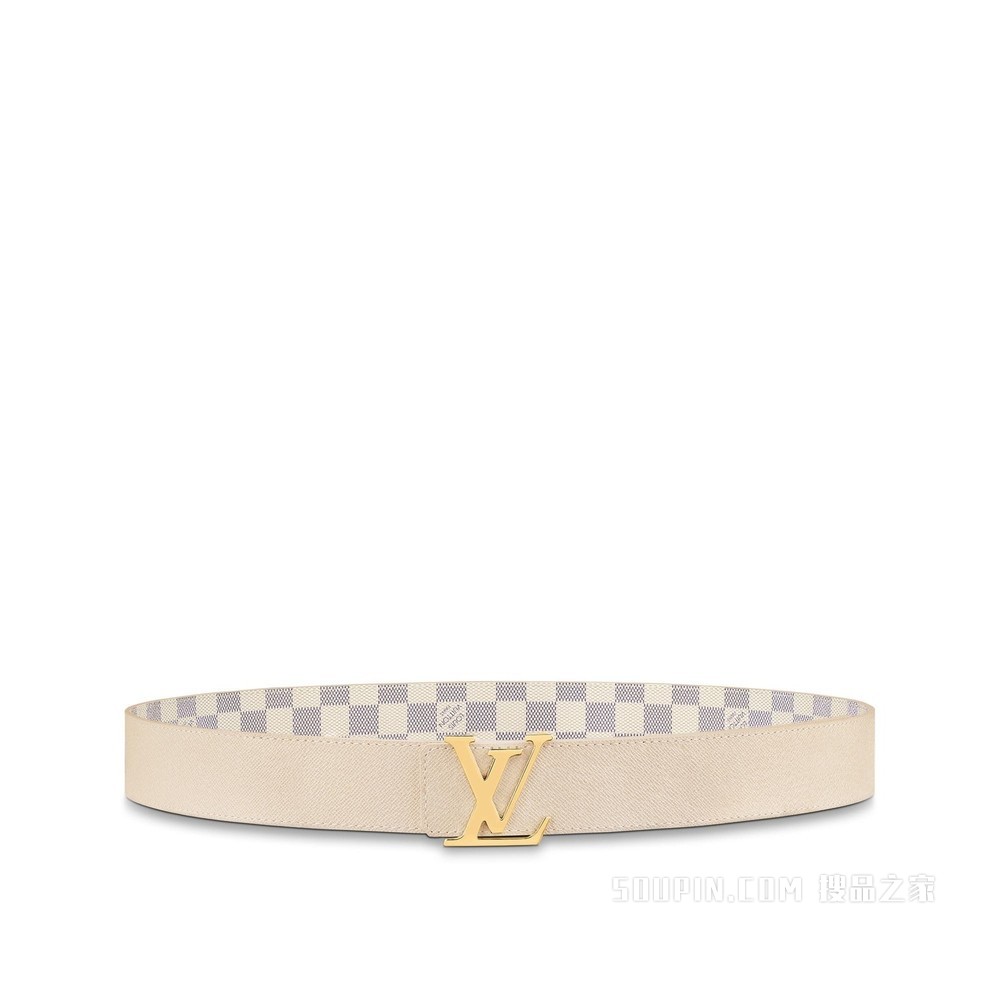 LV Initials Damier Azur 40 毫米腰带
