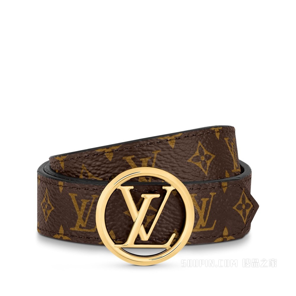LV Circle 20 毫米双面腰带