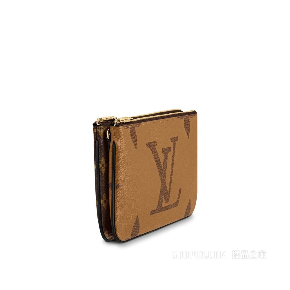 DOUBLE ZIP POCHETTE 手袋