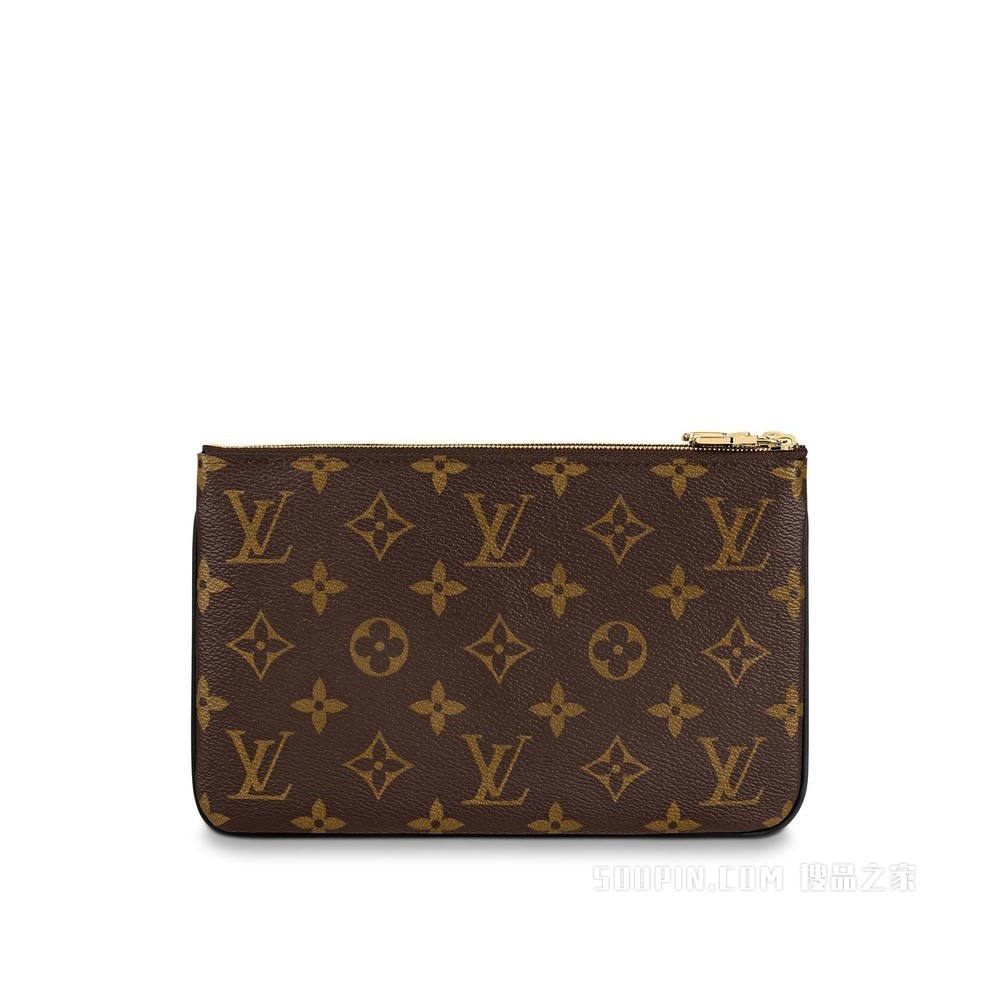 DOUBLE ZIP POCHETTE 手袋