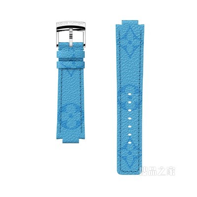 TAMBOUR MONOGRAM BLUE 帆布表带