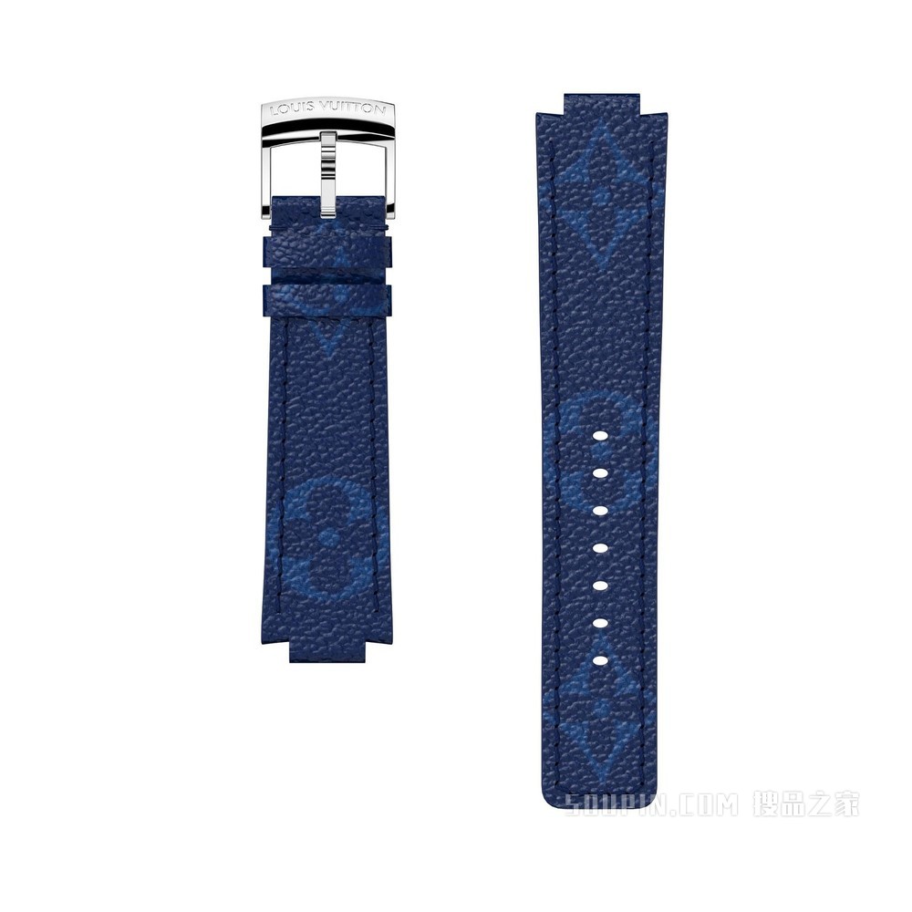 TAMBOUR MONOGRAM COBALT 表带