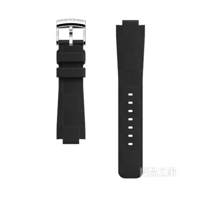 STRAP TAMBOUR RUBBER NOIR 表带，L/L码