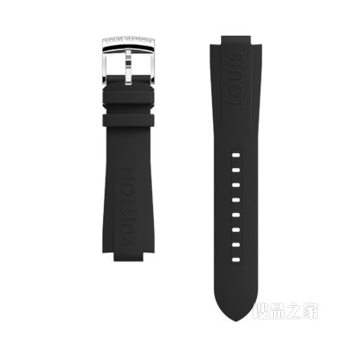 STRAP TAMBOUR RUBBER NOIR 表带，L/L码