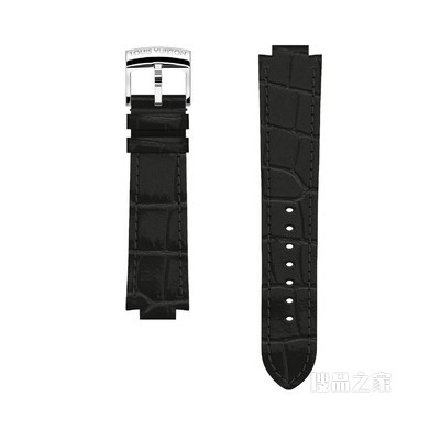 STRAP TAMBOUR ALLIGATOR NOIR 表带，L/L码