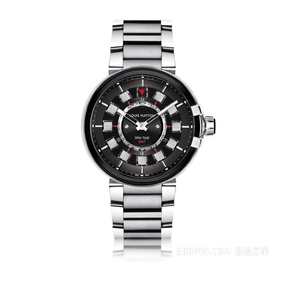 Tambour eVolution Spin Time GMT 腕表，45毫米