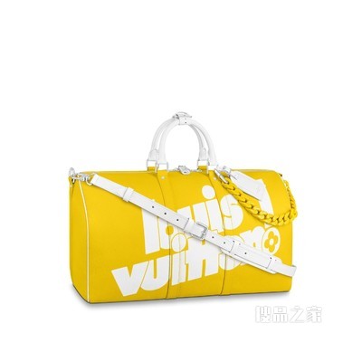 KEEPALL BANDOULIÈRE 55 醋酸纤维链条旅行袋