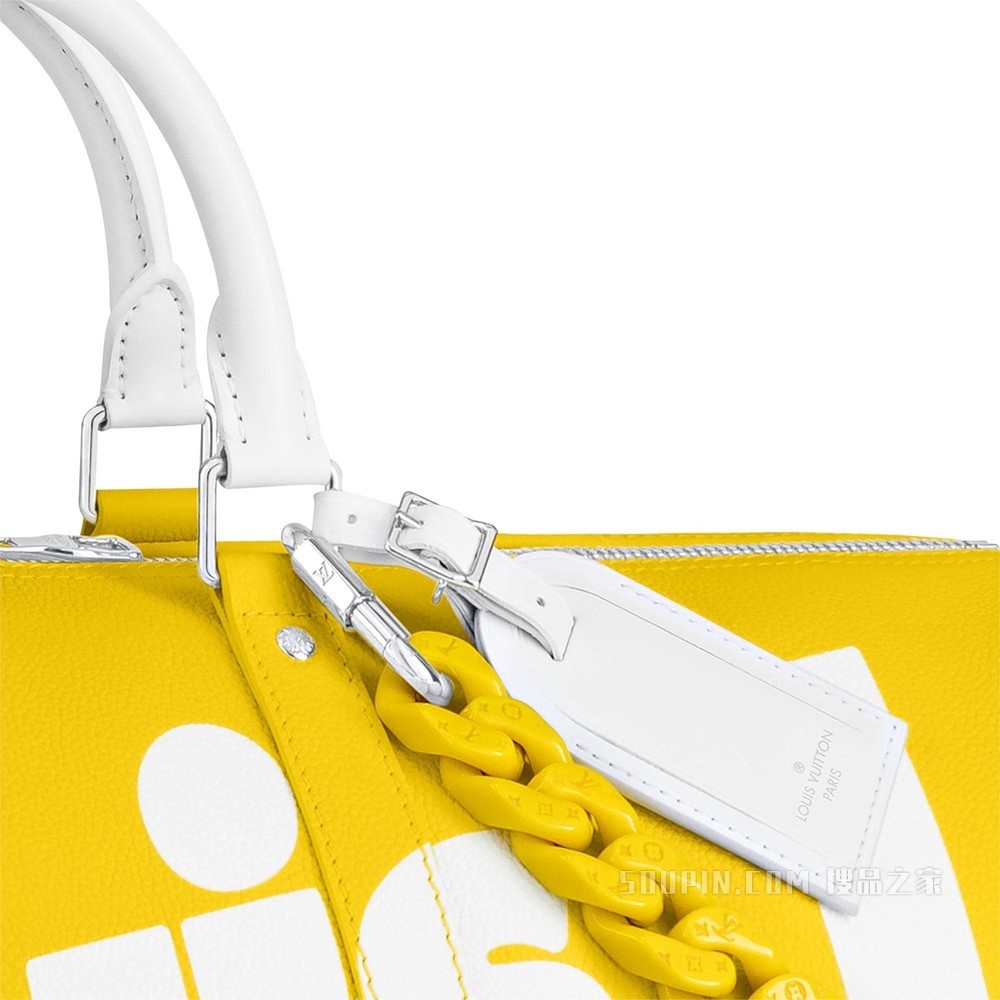 KEEPALL BANDOULIÈRE 55 醋酸纤维链条旅行袋