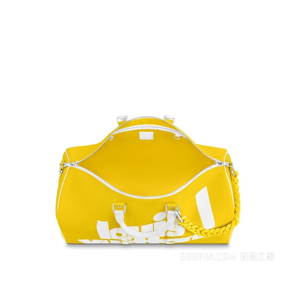 KEEPALL BANDOULIÈRE 55 醋酸纤维链条旅行袋