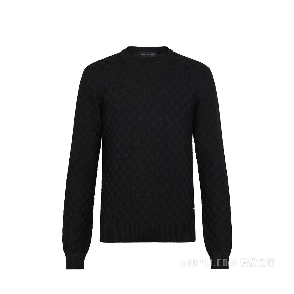 Damier Signature 圆领上衣