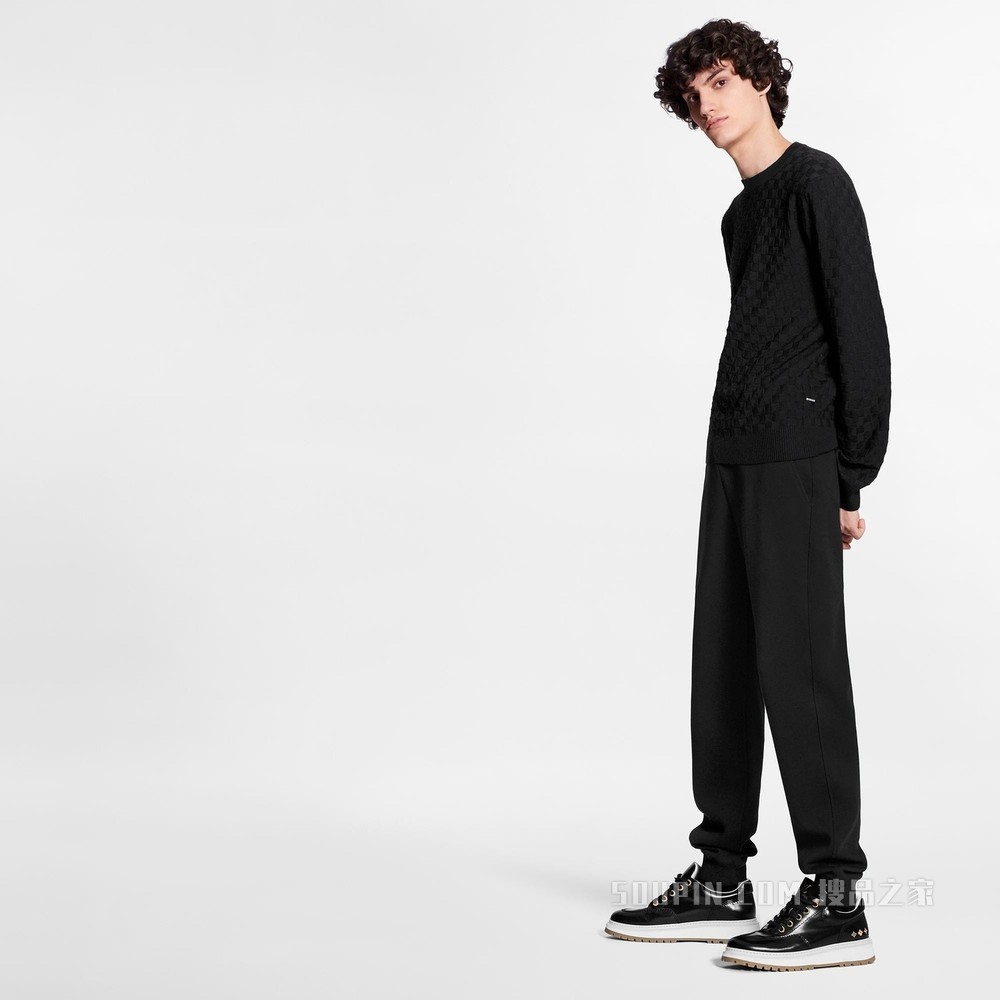 Damier Signature 圆领上衣