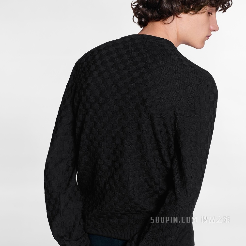 Damier Signature 圆领上衣
