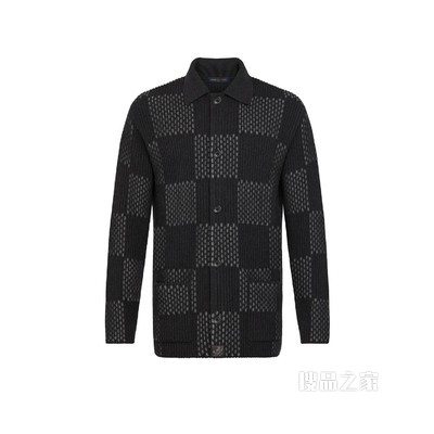 GIANT DAMIER 罗纹夹克