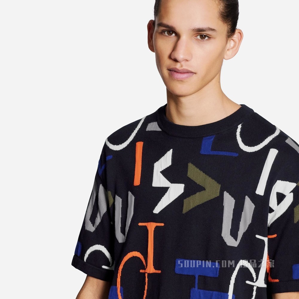 LV Electric Intarsia T 恤