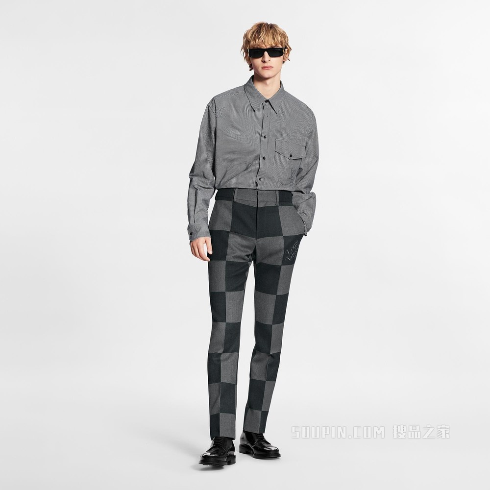 GIANT DAMIER 直筒裤
