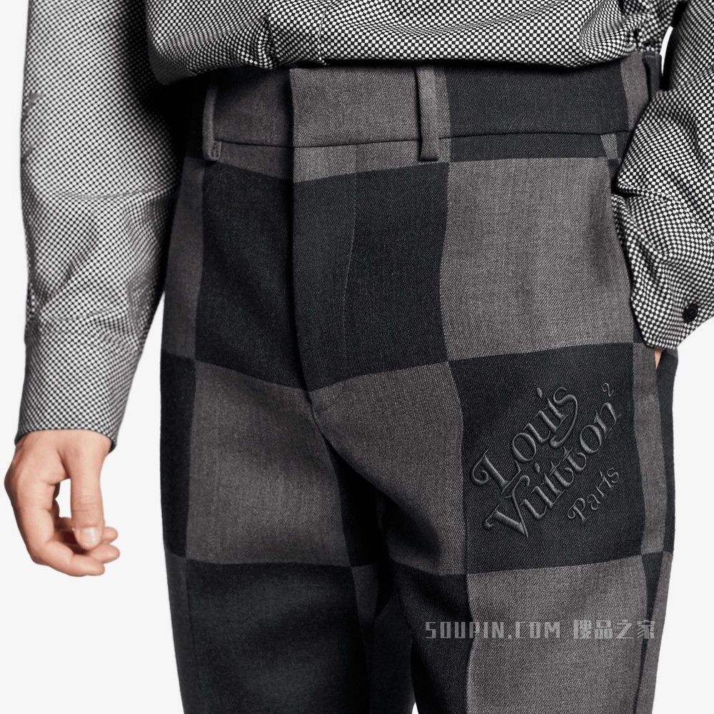 GIANT DAMIER 直筒裤