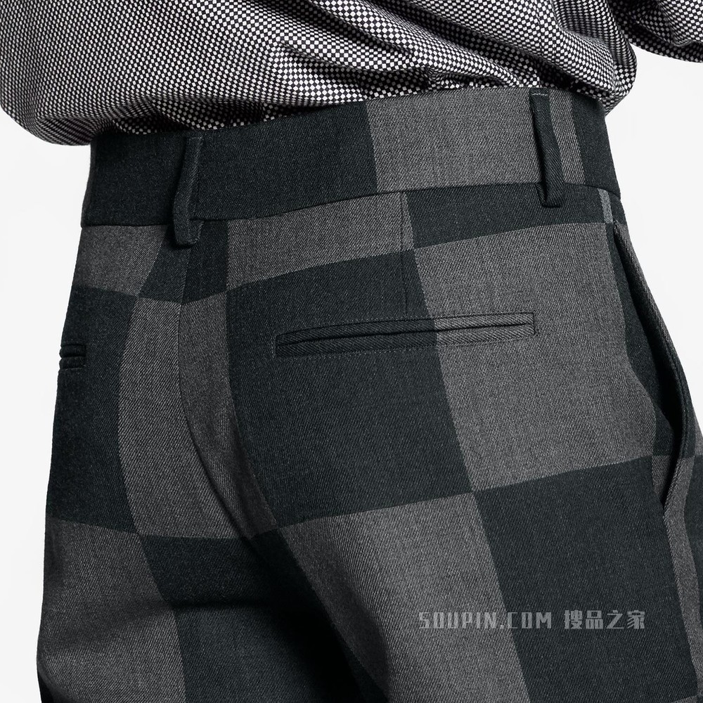GIANT DAMIER 直筒裤