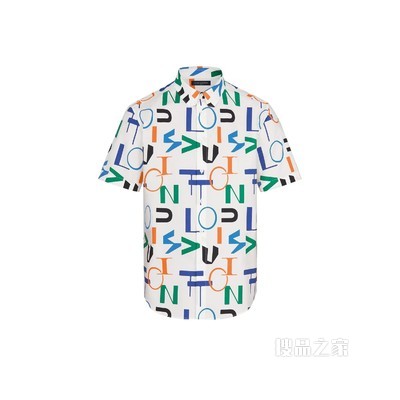 LV Electric Regular DNA 短袖衬衫