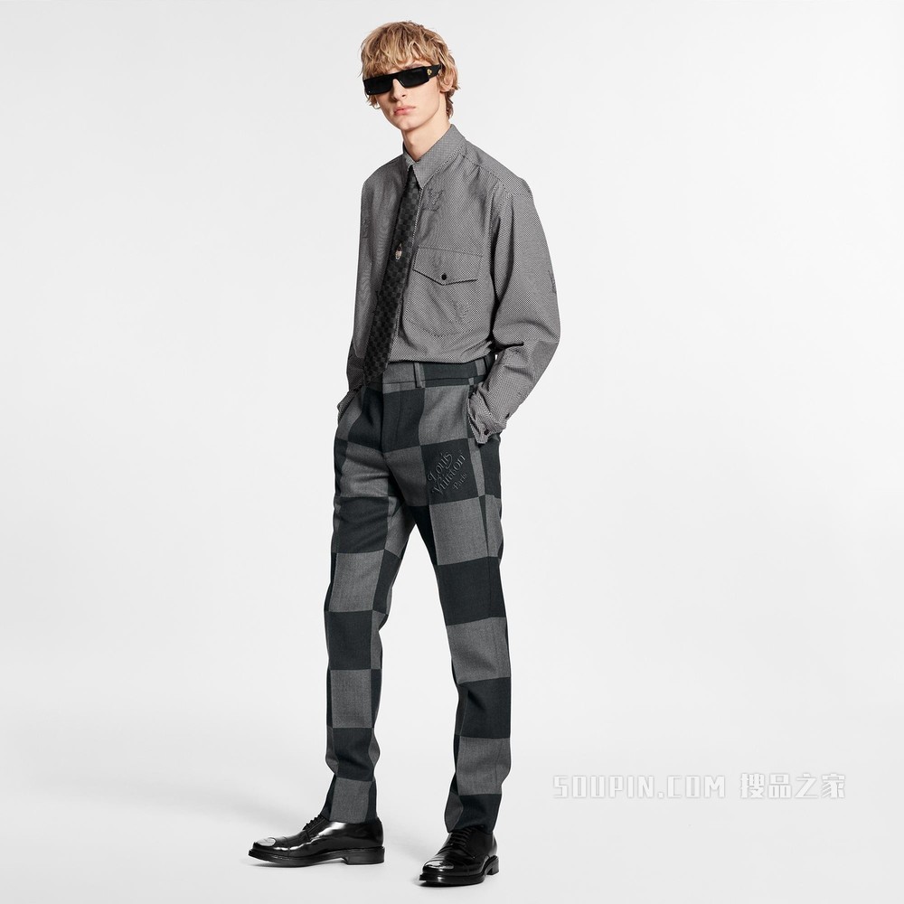 MICRO DAMIER 法兰绒衬衫