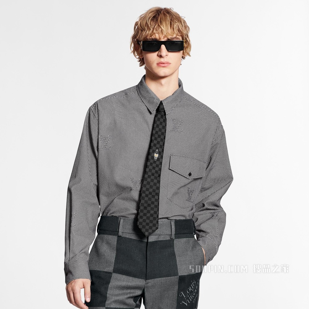 MICRO DAMIER 法兰绒衬衫