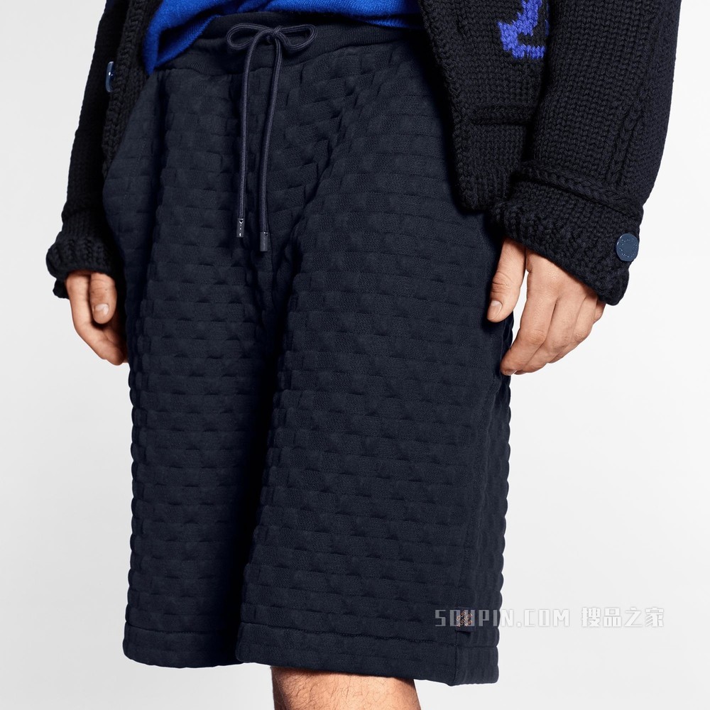 Damier 短裤