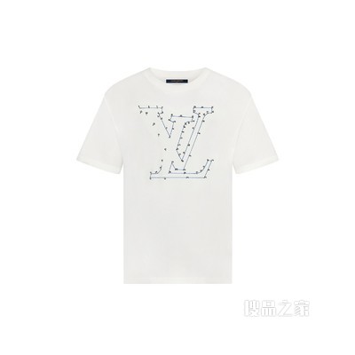LV Stitch 印花和刺绣 T 恤