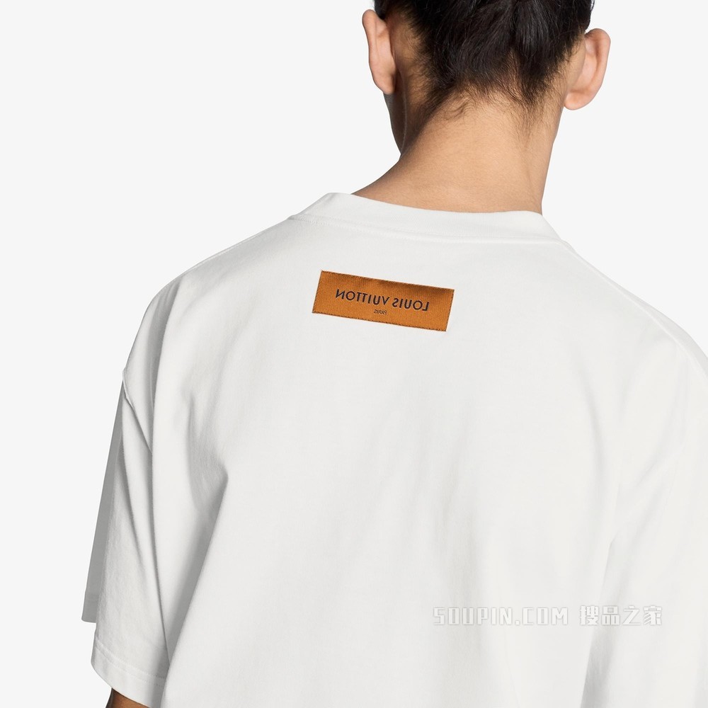 LV Stitch 印花和刺绣 T 恤