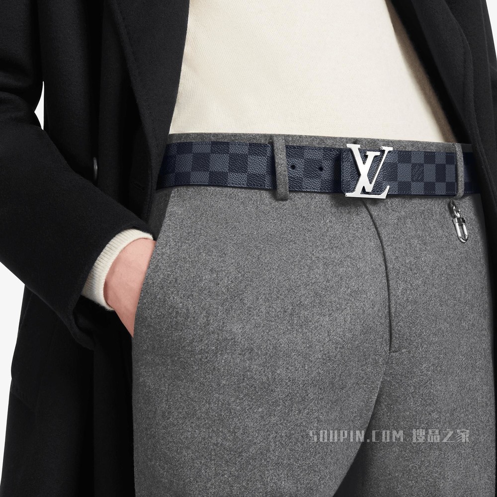 LV INITIALES 40 毫米双面腰带