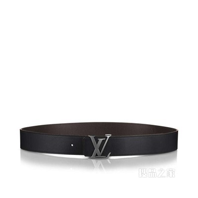 LV INITIALES 40 毫米双面小牛皮腰带