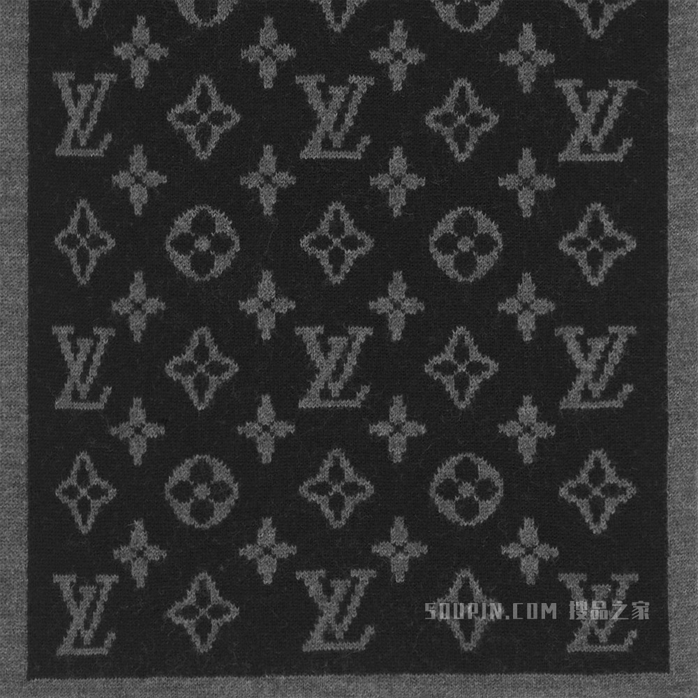 Monogram Stripy 围巾
