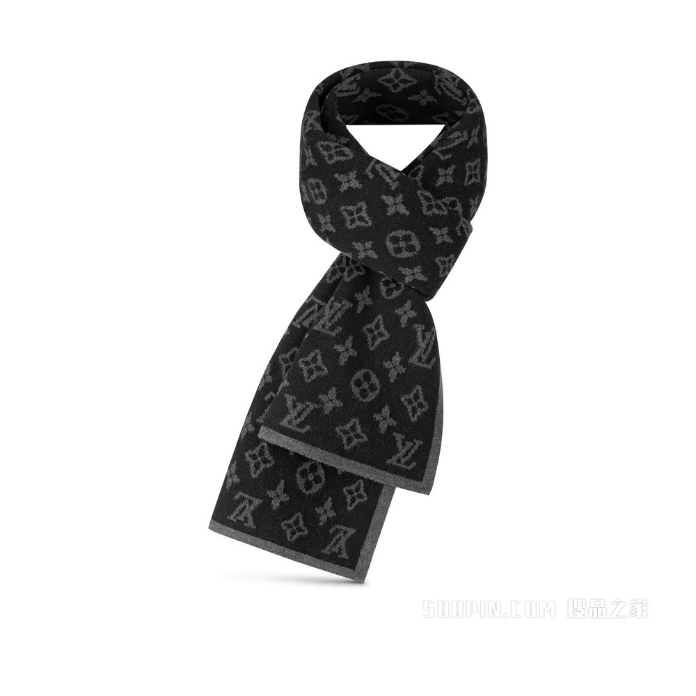 Monogram Stripy 围巾