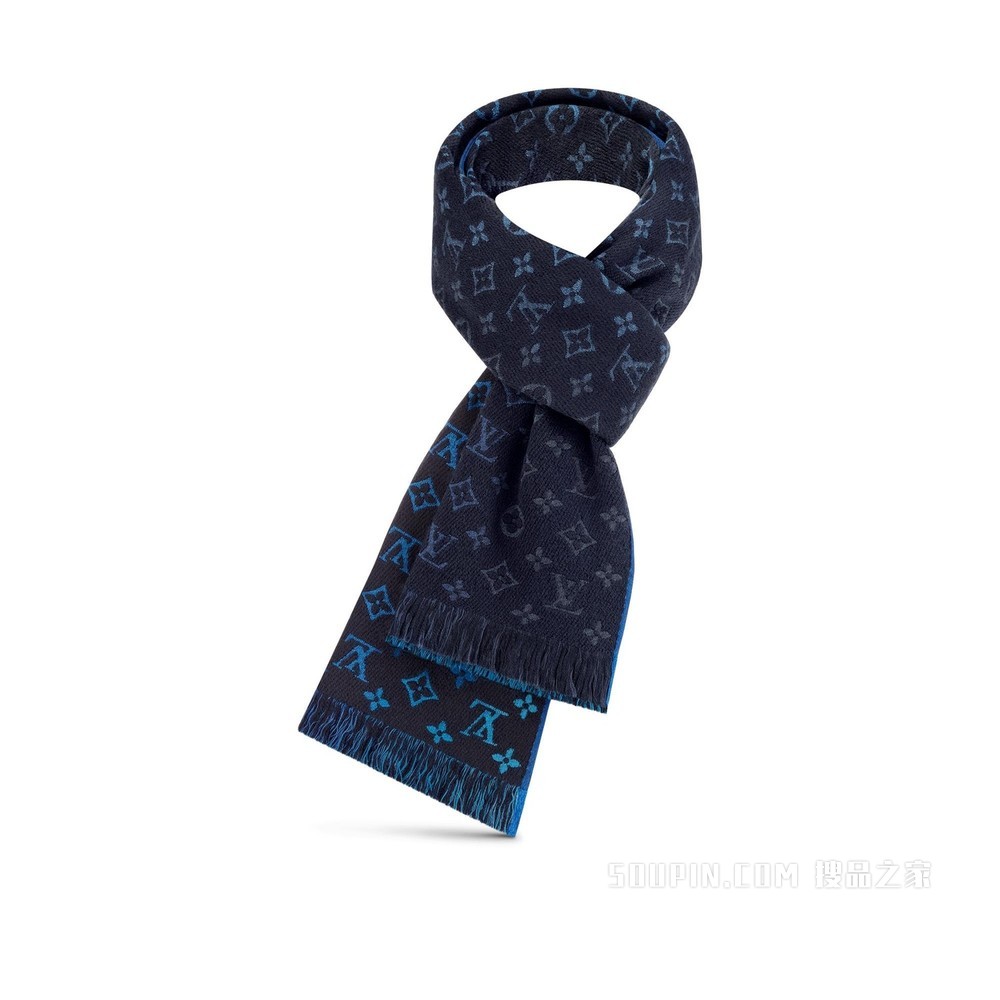 Monogram Classic Gradient 围巾