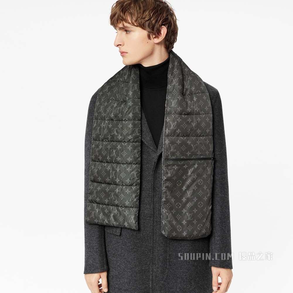 Monogram Packable 围巾