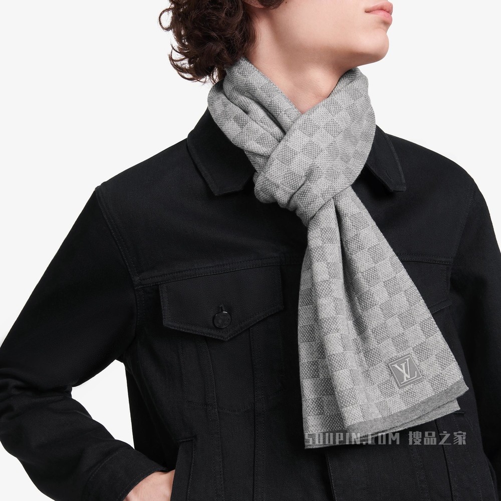 Petit Damier 围巾