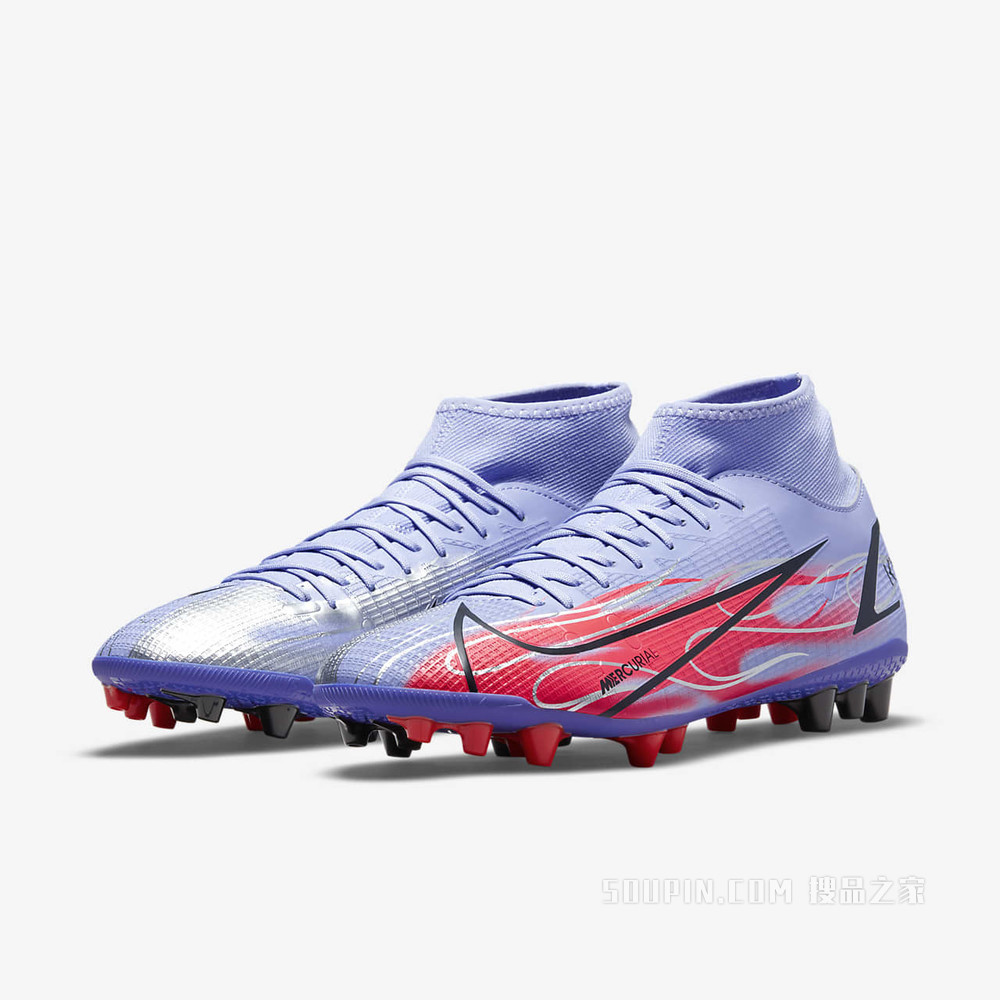 Nike Superfly 8 Academy KM AG 男/女人造草地足球鞋