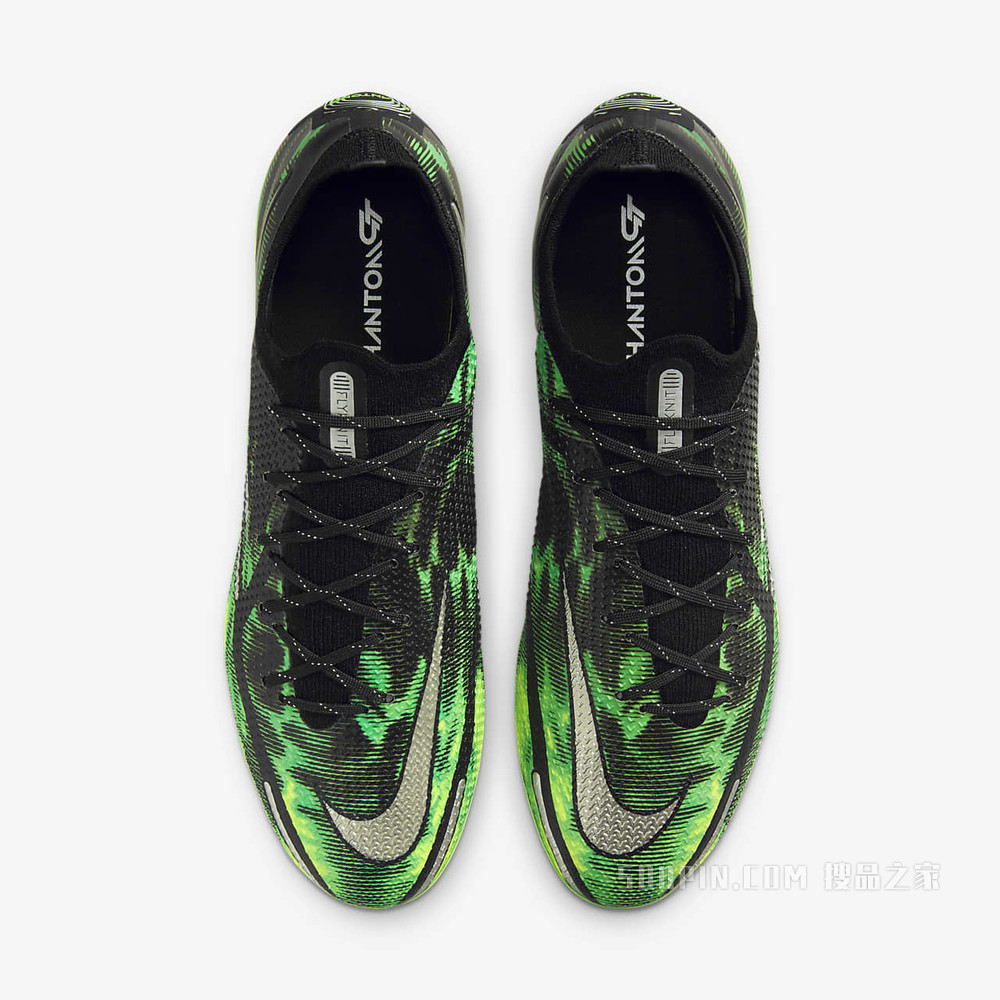 Nike Phantom GT2 Elite SW FG 暗煞系列男/女天然硬质草地足球鞋