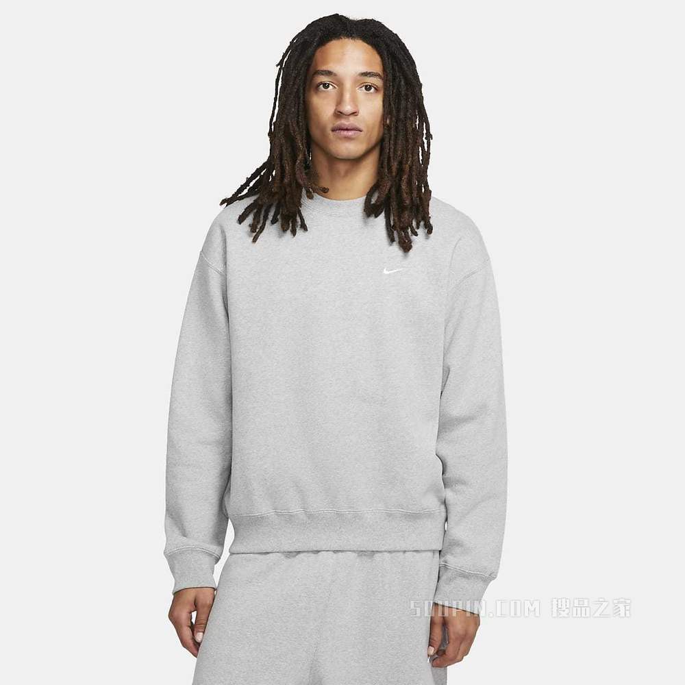NikeLab 男子起绒圆领上衣