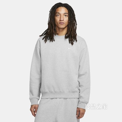 NikeLab 男子起绒圆领上衣