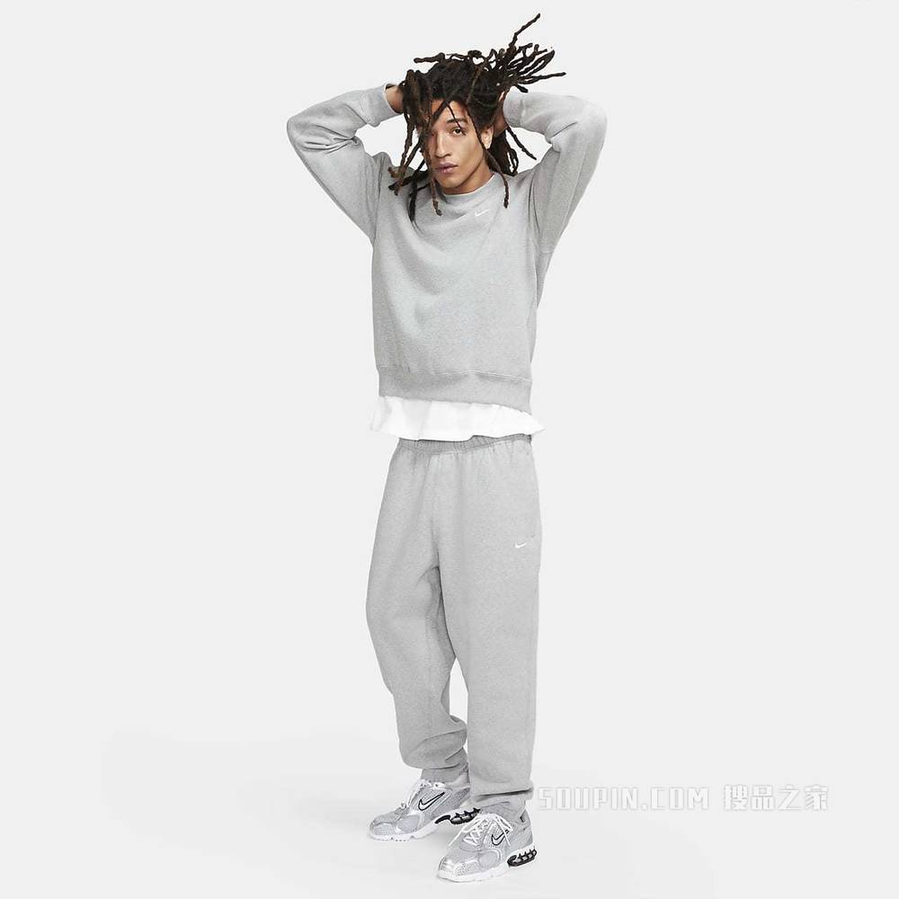 NikeLab 男子起绒圆领上衣