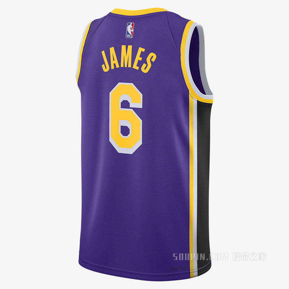 洛杉矶湖人队 Statement Edition Jordan NBA Swingman Jersey 男子球衣