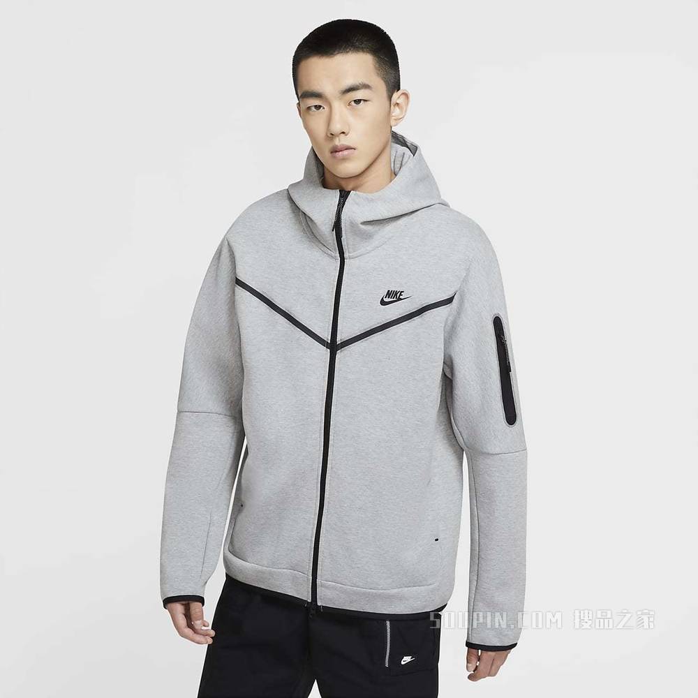 Nike Sportswear Tech Fleece 男子全长拉链开襟连帽衫