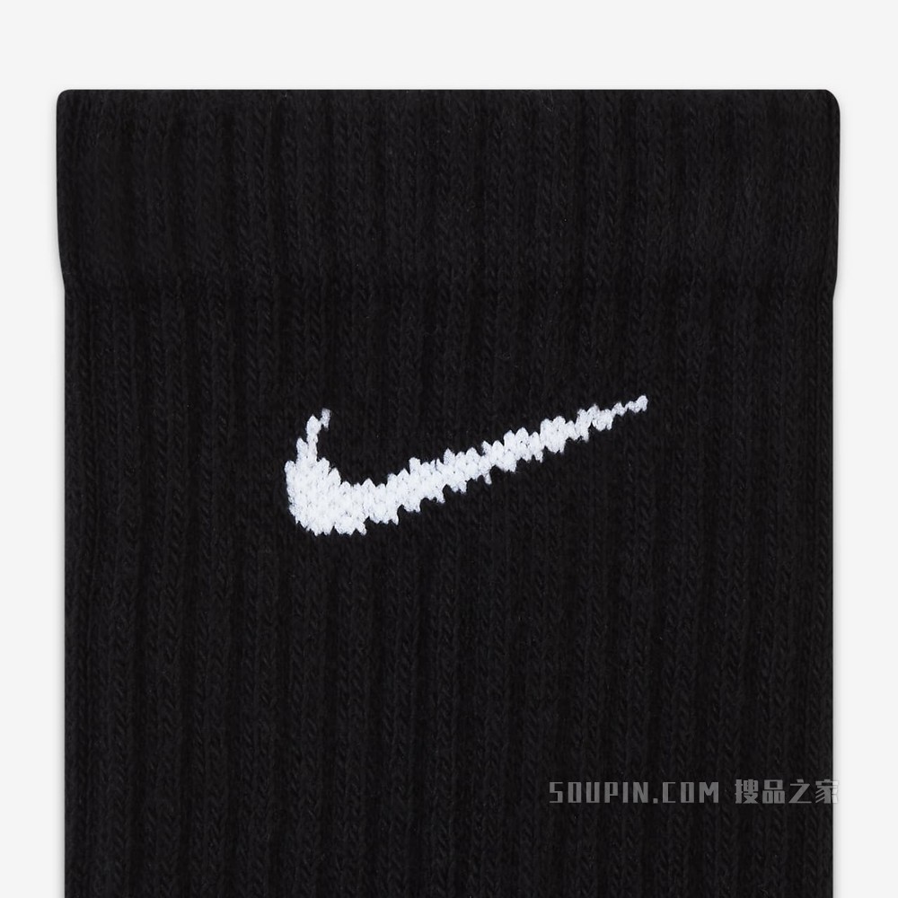 Nike Everyday Cushioned Crew 训练袜（3 双）